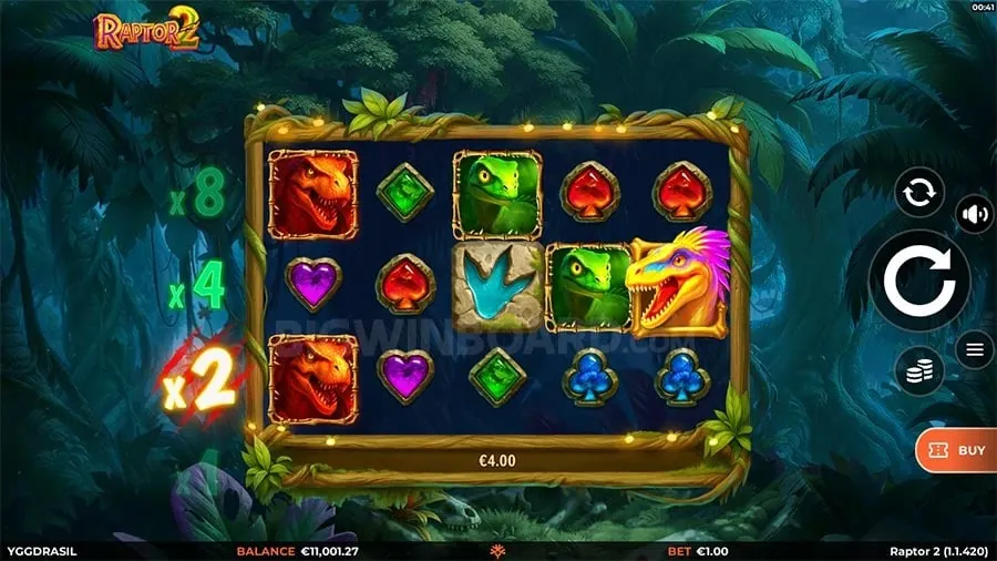 Player celebrating a slot win